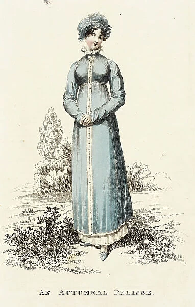 Fashion Plate (An Autumnal Pelisse), 1812. Creator: John Bell