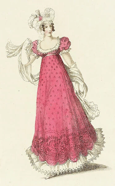 Fashion Plate (Ball Dress), 1819. Creator: John Bell
