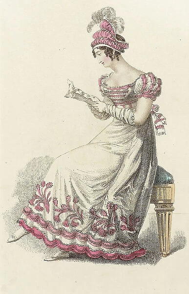 Fashion Plate (Ball Dress), 1822. Creator: John Bell