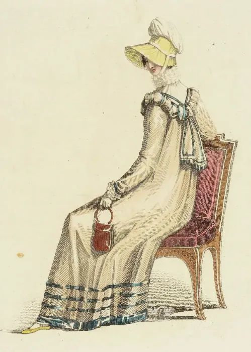 Framed Print : Fashion Plate (Carriage Dress), 1816. Creator: Rudolph Ackermann Framed Print : Fashion Plate (Carriage Dress), 1816. Creator: Rudolph Ackermann