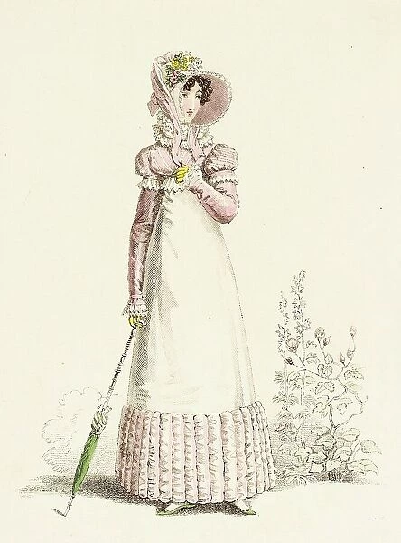 Fashion Plate (English Summer Recess Walking Dress), 1819. Creator: John Bell