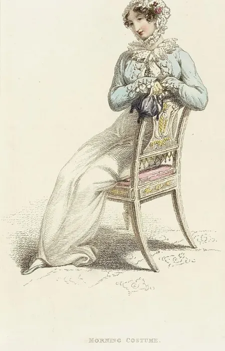 Framed Print : Fashion Plate (Morning Costume), 1812. Creator: Rudolph Ackermann Framed Print : Fashion Plate (Morning Costume), 1812. Creator: Rudolph Ackermann