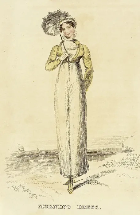 Framed Print : Fashion Plate (Morning Dress), 1812. Creator: Unknown Framed Print : Fashion Plate (Morning Dress), 1812. Creator: Unknown