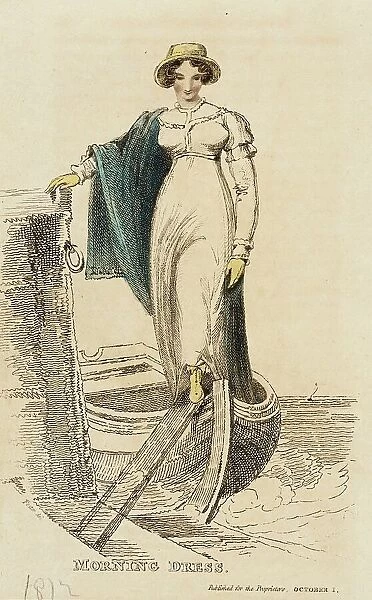 Fashion Plate (Morning Dress), 1812. Creator: Unknown