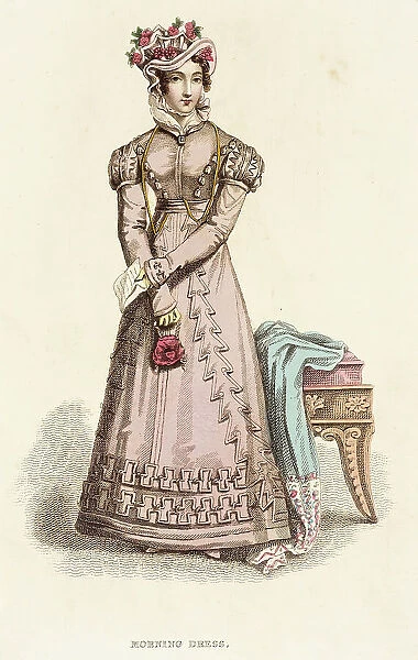 Fashion Plate (Morning Dress), 1824. Creator: Unknown