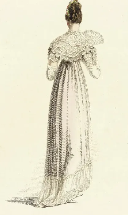 Framed Print : Fashion Plate (Opera Dress), 1815. Creator: Unknown Framed Print : Fashion Plate (Opera Dress), 1815. Creator: Unknown
