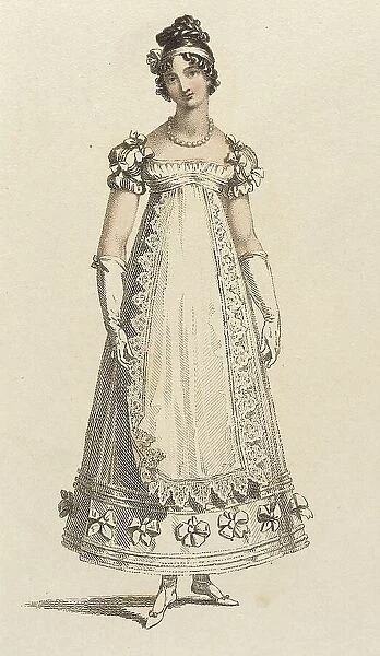 Fashion Plate (Parisian Ball Dress), 1817. Creator: Unknown