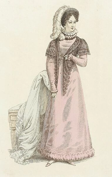 Fashion Plate (Parisian Promenade), 1821. Creator: John Bell
