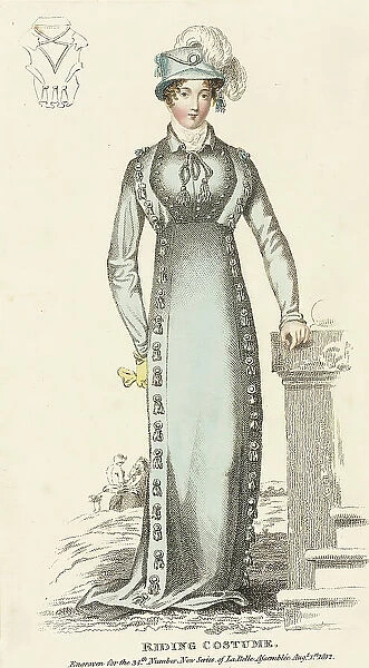 Fashion Plate (Riding Costume), 1812. Creator: Unknown