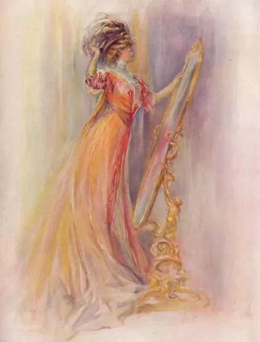 Framed Print : A Fashion Study, c1908. Artist: Hubner & Wilson Framed Print : A Fashion Study, c1908. Artist: Hubner & Wilson