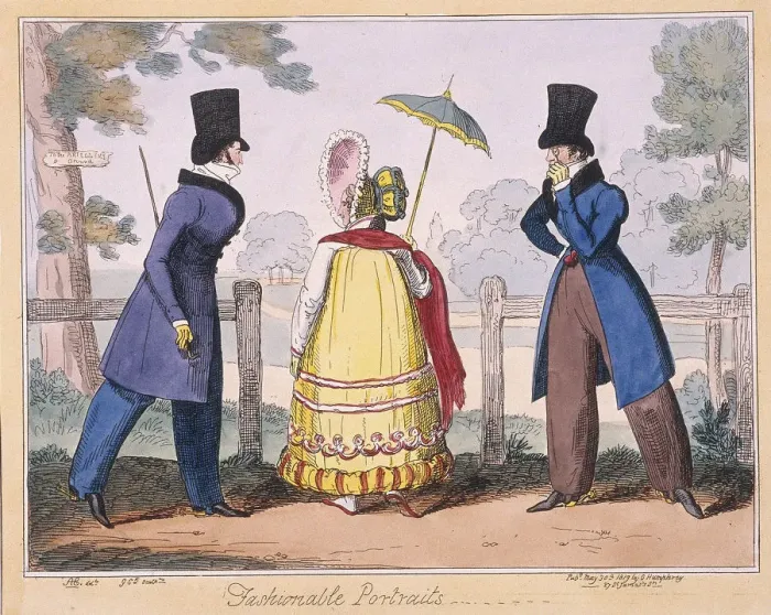 Framed Print : Fashionable Portraits, a scene in Hyde Park, 1819. Artist: Isaac Cruikshank Framed Print : Fashionable Portraits, a scene in Hyde Park, 1819. Artist: Isaac Cruikshank