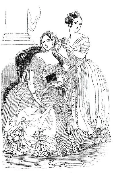 Fashions of 1843. Creator: Unknown