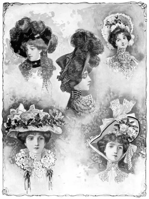 Framed Print : Fashions of 1902 Framed Print : Fashions of 1902