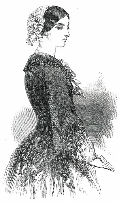 Framed Print : Fashions for May - Lace Jacquette, 1850. Creator: Unknown Framed Print : Fashions for May - Lace Jacquette, 1850. Creator: Unknown