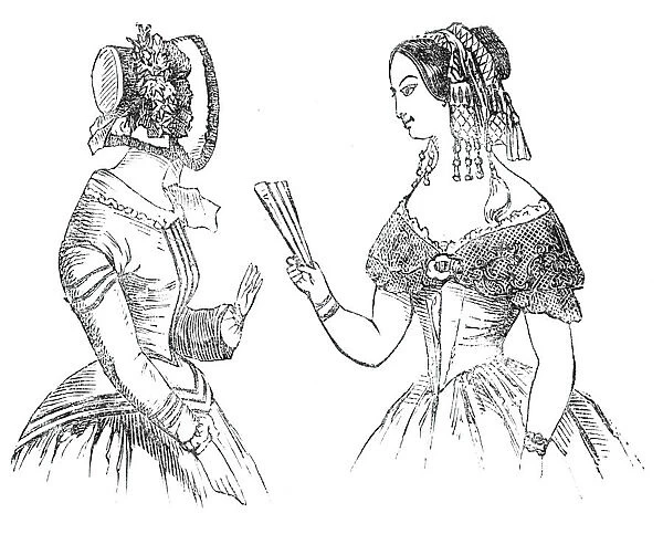Fashions for the New Year, 1844. Creator: Unknown