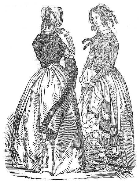 Fashions for September, 1845. Creator: Unknown