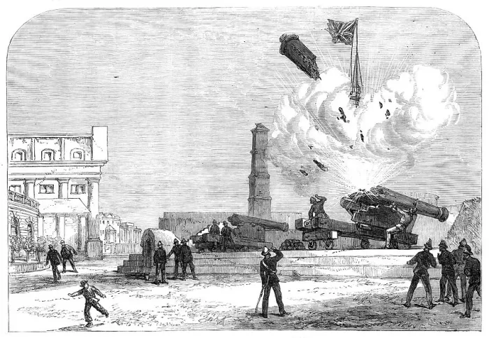 Framed Print : Fatal accident at Fort St. George, Madras, 1870. Creator: Unknown Framed Print : Fatal accident at Fort St. George, Madras, 1870. Creator: Unknown