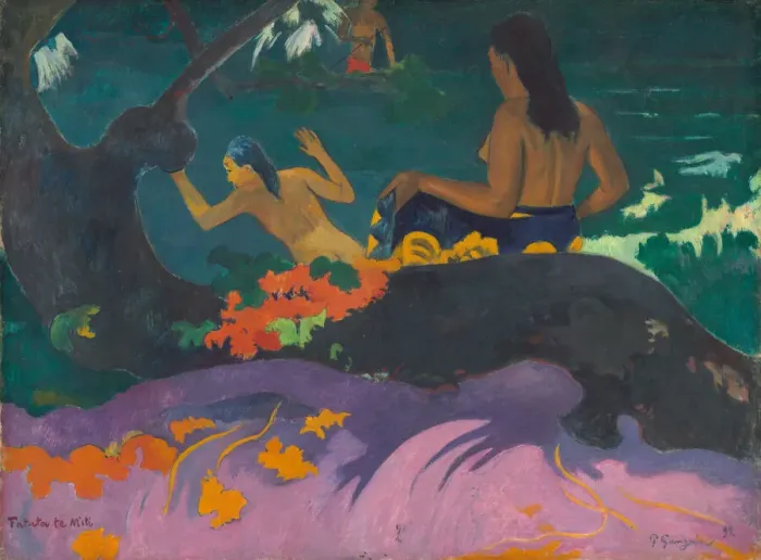 Framed Print : Fatata te Miti (By the Sea), 1892. Creator: Paul Gauguin Framed Print : Fatata te Miti (By the Sea), 1892. Creator: Paul Gauguin