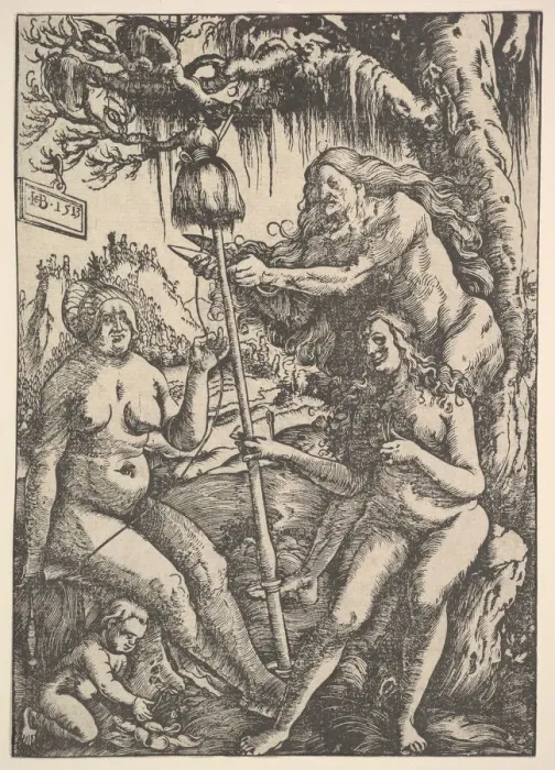 Framed Print : The Three Fates: Lachesis, Atropos and Klotho, 1513. Creator: Hans Baldung Framed Print : The Three Fates: Lachesis, Atropos and Klotho, 1513. Creator: Hans Baldung