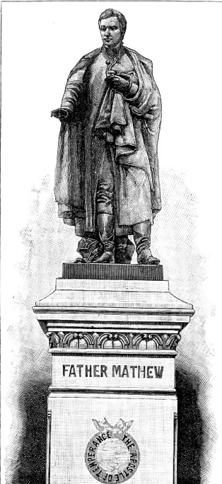Framed Print : Father Mathew's statue at Cork, by J. H. Foley, R.A. 1890. Creator: Unknown