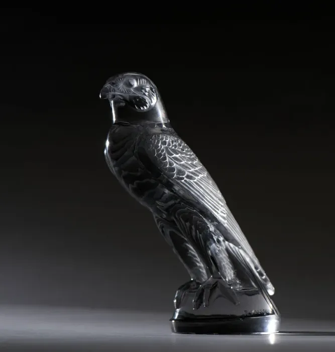 Framed Print : Faucon Lalique mascot. Creator: Unknown Framed Print : Faucon Lalique mascot. Creator: Unknown