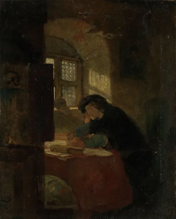 Framed Print : Faust, 1874. Creator: Eilif Peterssen Framed Print : Faust, 1874. Creator: Eilif Peterssen