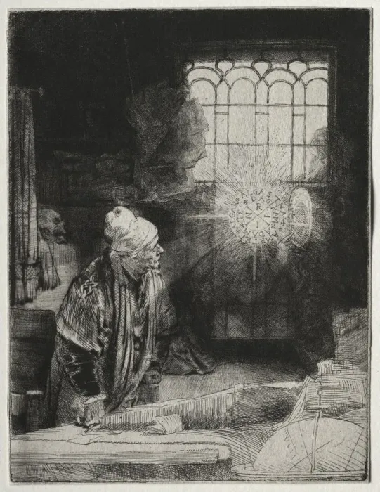 Framed Print : Faust, c. 1652. Creator: Rembrandt van Rijn (Dutch, 1606-1669) Framed Print : Faust, c. 1652. Creator: Rembrandt van Rijn (Dutch, 1606-1669)