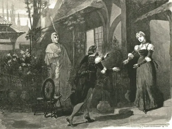 Framed Print : Faust'at the Lyceum Theatre, 1886. Creator: Walter Wilson Framed Print : Faust'at the Lyceum Theatre, 1886. Creator: Walter Wilson