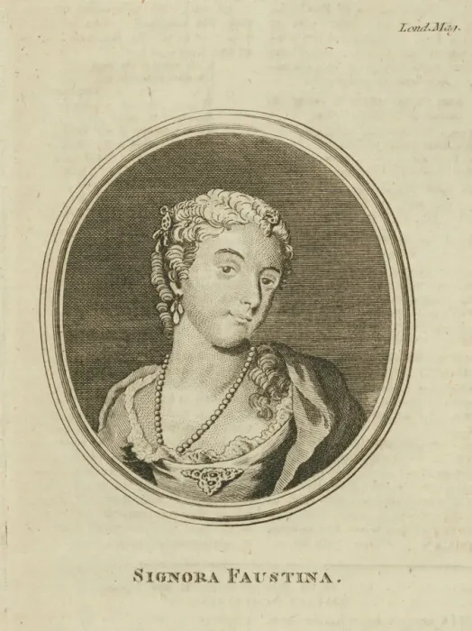 Framed Print : Faustina Hasse, born Bordoni (1697-1781), 1777 Framed Print : Faustina Hasse, born Bordoni (1697-1781), 1777