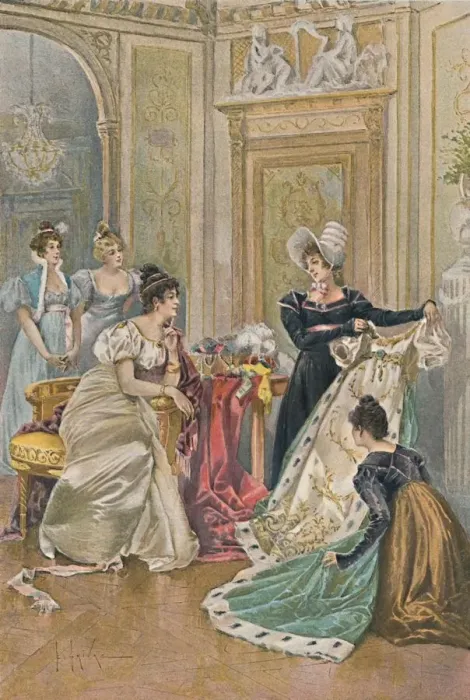 Framed Print : A Favorite Occupation of Josephine, 1896 Framed Print : A Favorite Occupation of Josephine, 1896