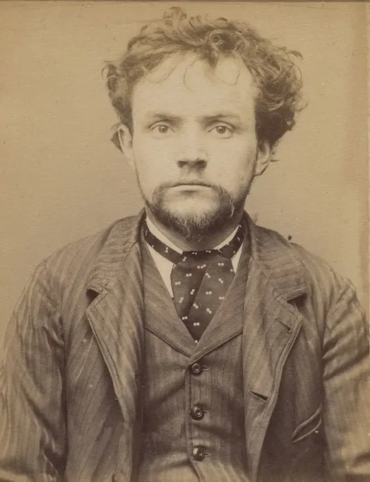 Framed Print : Favre. Pierre, Maurice. 29 ans, ne le 30 / 11 / 64. Ciseleur. Anarchiste. 15 / 3 / 94. 1894 Framed Print : Favre. Pierre, Maurice. 29 ans, ne le 30 / 11 / 64. Ciseleur. Anarchiste. 15 / 3 / 94. 1894