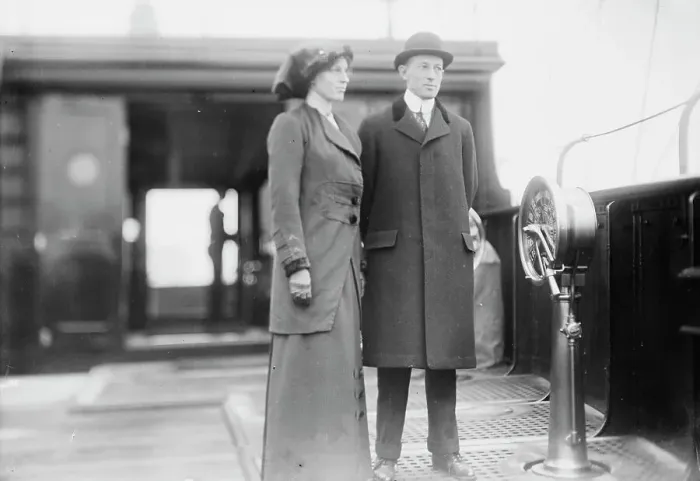 Framed Print : F.B. Sayre & wife, 1913. Creator: Bain News Service Framed Print : F.B. Sayre & wife, 1913. Creator: Bain News Service
