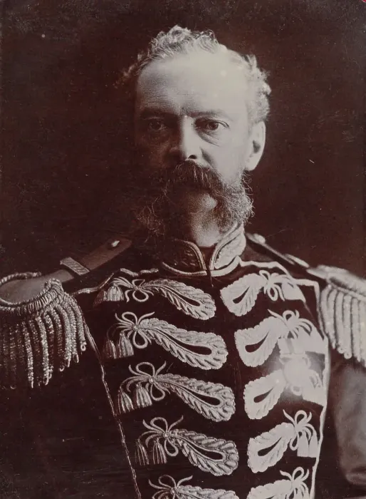 Framed Print : F.c Rowan (late 43rd regiment), Danish Consul Melbourne, Victoria...c1900. Creator: William Francis Gordon Framed Print : F.c Rowan (late 43rd regiment), Danish Consul Melbourne, Victoria...c1900. Creator: William Francis Gordon