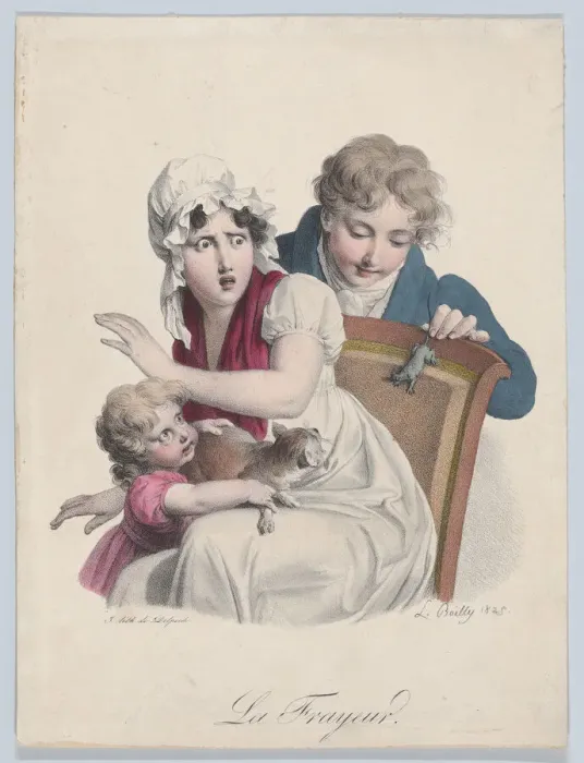Framed Print : Fear, 1825. Creator: Delpech Framed Print : Fear, 1825. Creator: Delpech