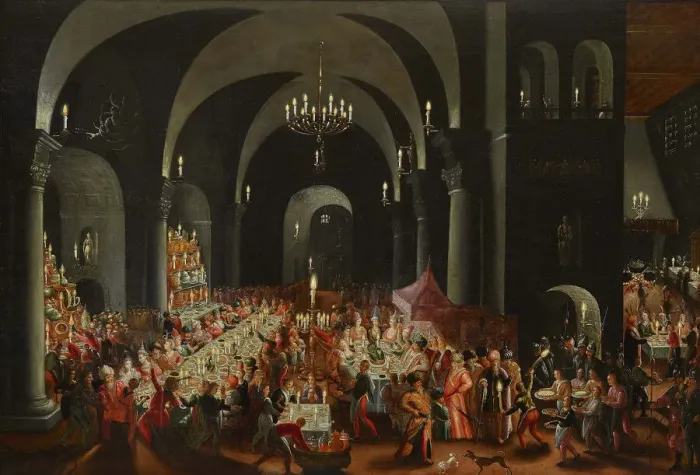 Framed Print : The Feast of Belshazzar, First third of 17th cen. Creator Framed Print : The Feast of Belshazzar, First third of 17th cen. Creator