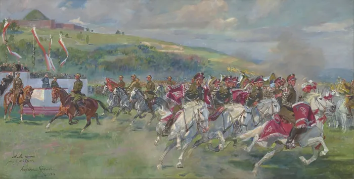 Framed Print : Feast-Day of the Polish Cavalry, 1934. Creator: Wojciech Kossak Framed Print : Feast-Day of the Polish Cavalry, 1934. Creator: Wojciech Kossak