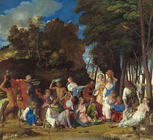 The Feast of the Gods, 1514  /  1529. Creator: Giovanni Bellini