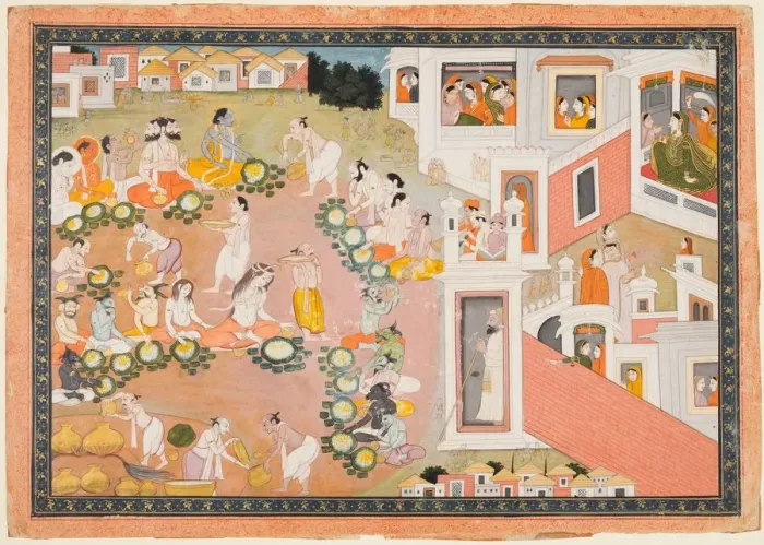 Framed Print : A Feast for the Gods, c. 1810. Creator: Unknown Framed Print : A Feast for the Gods, c. 1810. Creator: Unknown