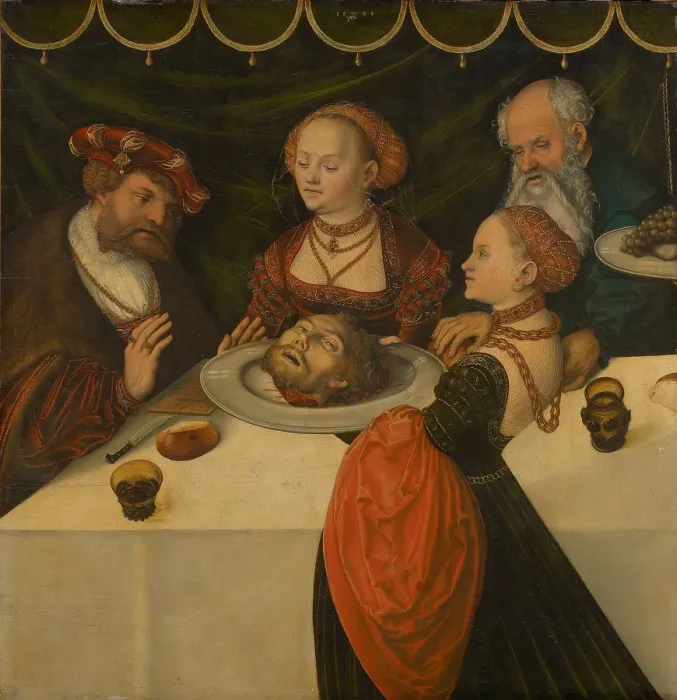 Framed Print : Feast of Herod, 1539 Framed Print : Feast of Herod, 1539