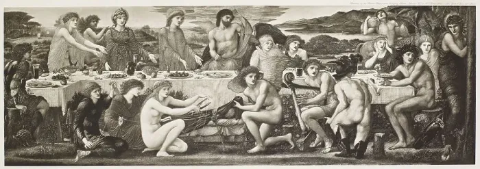 Framed Print : The Feast of Peleus, c1872, (1900). Creator: Unknown Framed Print : The Feast of Peleus, c1872, (1900). Creator: Unknown