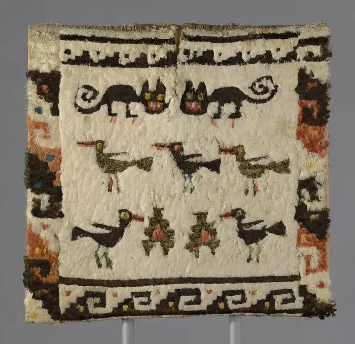 Framed Print : Feathered Tunic, Peru, 1470 / 1532. Creator: Unknown Framed Print : Feathered Tunic, Peru, 1470 / 1532. Creator: Unknown