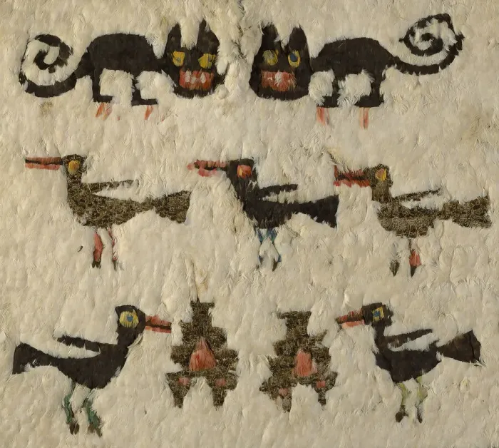 Framed Print : Feathered Tunic, Peru, 1470 / 1532. Creator: Unknown Framed Print : Feathered Tunic, Peru, 1470 / 1532. Creator: Unknown