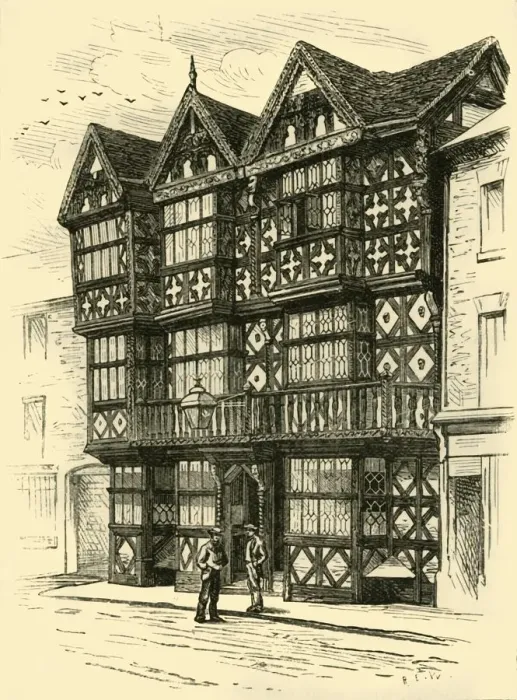 Framed Print : The Feathers Hotel, 1898. Creator: Unknown