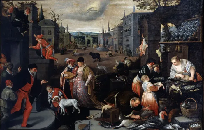 Framed Print : February (from the series The Seasons ), late 16th or early 17th century. Artist: Leandro Bassano Framed Print : February (from the series The Seasons ), late 16th or early 17th century. Artist: Leandro Bassano