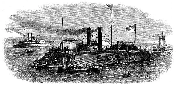 Federal gun-boat, 1862. Creator: Unknown