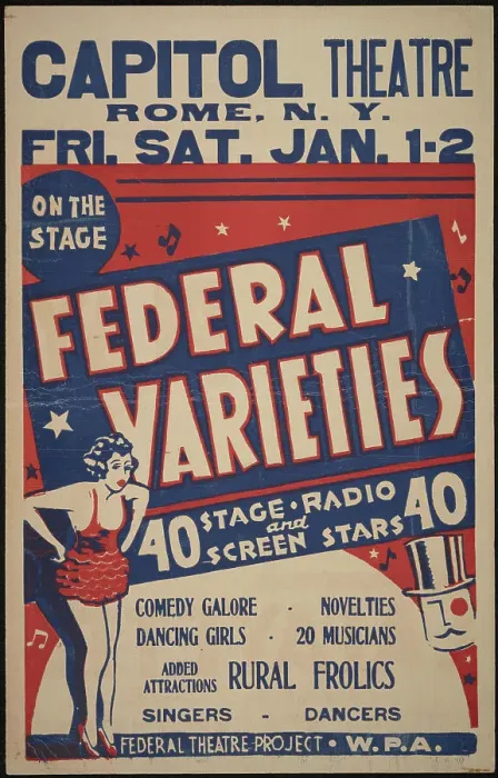 Framed Print : Federal Varieties, Rome, NY, [1930s]. Creator: Unknown