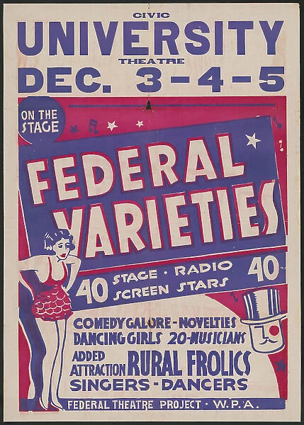 Federal Varieties, Syracuse, NY, 1936. Creator: Unknown