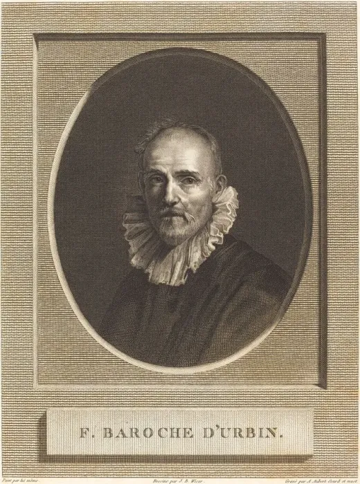 Framed Print : Federico Barocci. Creators: Antoine Aubert, Jean Baptiste Joseph Wicar Framed Print : Federico Barocci. Creators: Antoine Aubert, Jean Baptiste Joseph Wicar
