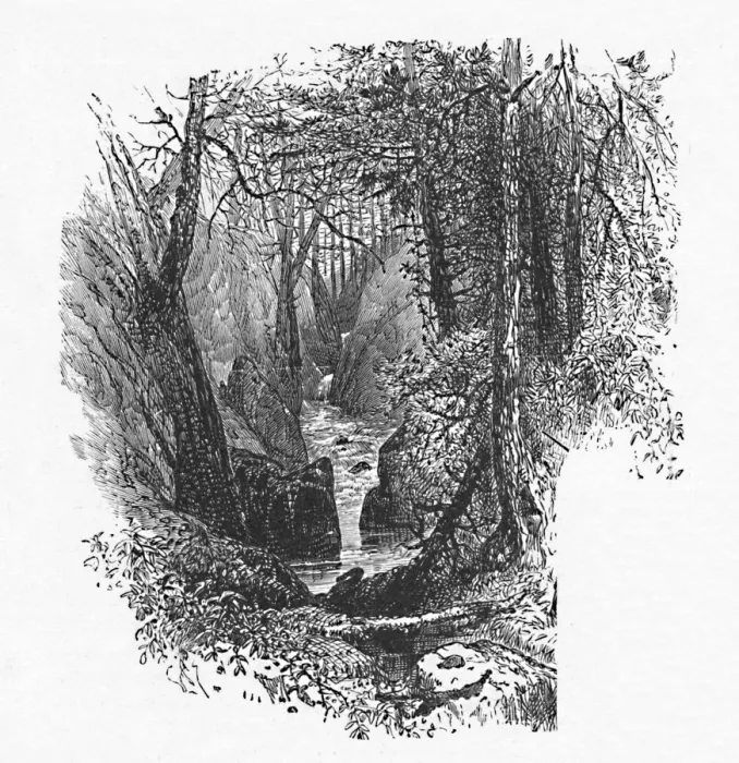 Framed Print : A Feeder to the Lake, 1883 Framed Print : A Feeder to the Lake, 1883