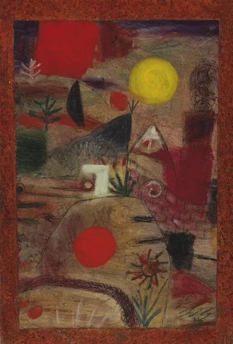 Framed Print : Feier und Untergang (Celebration and Downfall), 1920. Creator: Klee, Paul (1879-1940) Framed Print : Feier und Untergang (Celebration and Downfall), 1920. Creator: Klee, Paul (1879-1940)